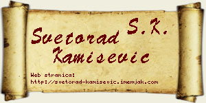 Svetorad Kamišević vizit kartica